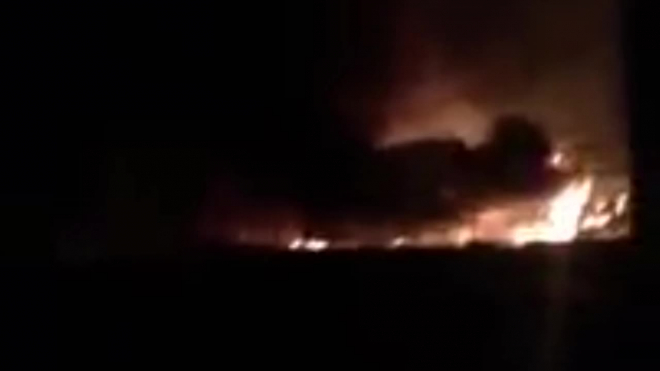 Ночью в Москве в автопарке сгорели 15 автобусов