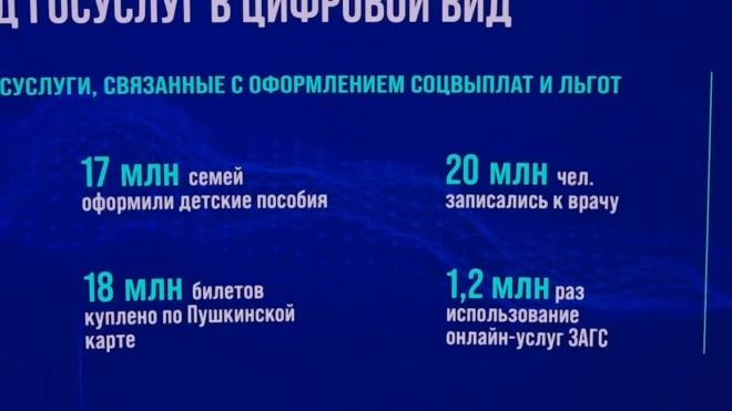 Порядка 2 млн заявлений на единое пособие подали через "Госуслуги"