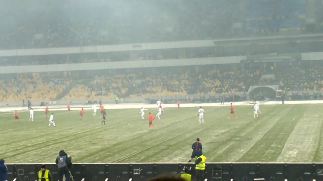 Фанат записал видео быстрого гола на 13-й секунде матча