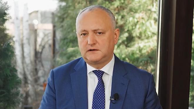 Додон надеется, что парламент Молдавии примет закон об особом статусе русского языка