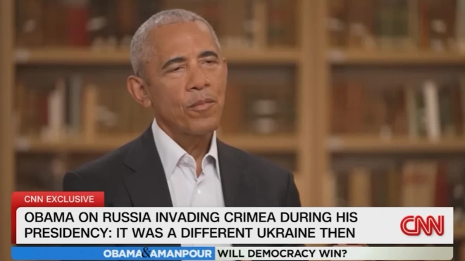 Экс-президент США Обама: много русскоговорящих в Крыму хотели присоединения к России