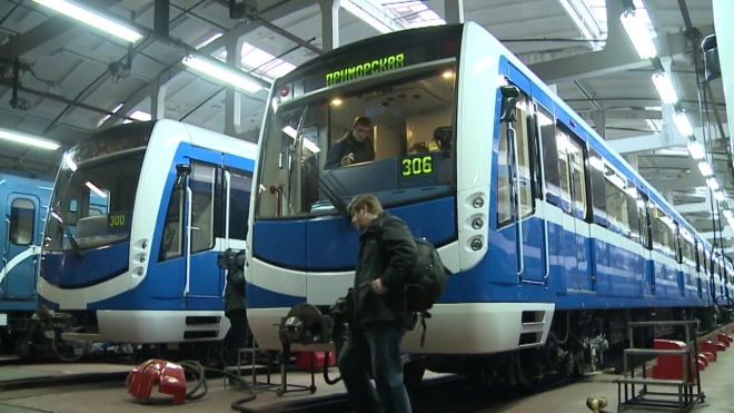 В московском метро суицид: человек бросился под колеса поезда