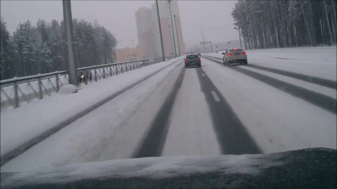 Авария на Суздальском шоссе.