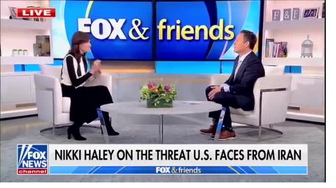 Никки Хейли призывает устранить иранских лидеров, ответственных за удар по американской базе