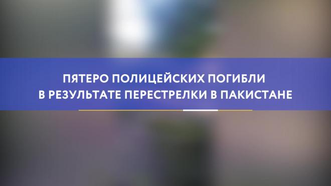 Пятеро полицейских погибли в результате перестрелки в Пакистане