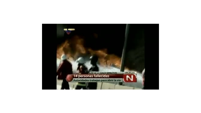Трагедия в Венесуэле: 14 сгоревших заживо при столкновении бензовоза с автобусом