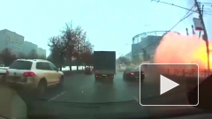 Взрыв газа в переходе к станции «Коломенская» попал на видео