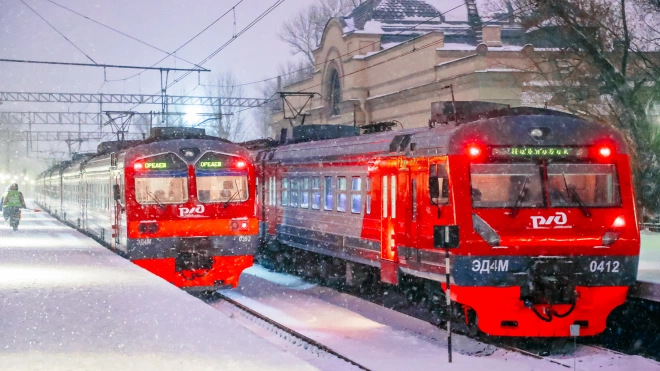 Из Петербурга в Павловск запущено тактовое движение электричек