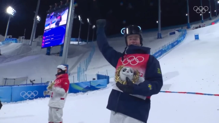 Шведский фристайлист стал олимпийским чемпионом Пекина в могуле