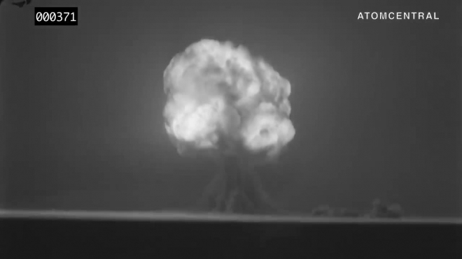 В сети опубликовали отреставрированное видео первого ядерного взрыва