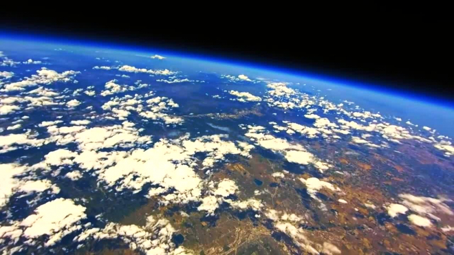 Житель Денвера запустил шар с GoPro в стратосферу (видео)