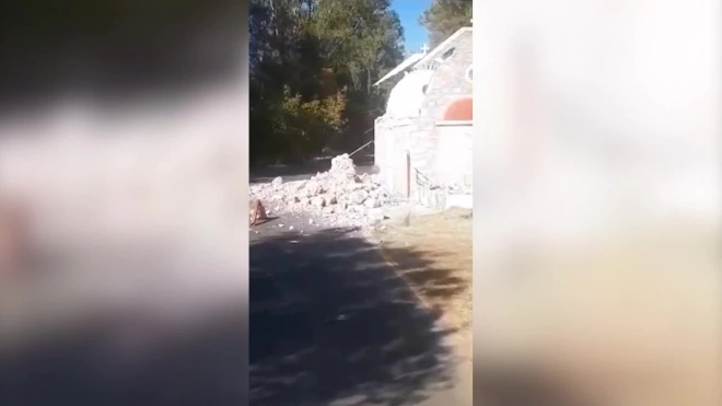 Один человек погиб в результате землетрясения на Крите