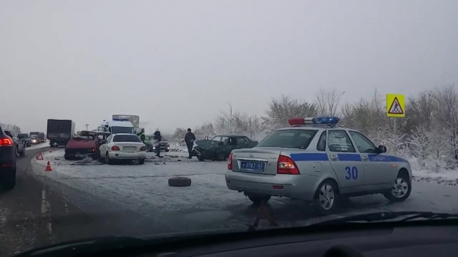 В Сети появилось видео страшной аварии с погибшими в Самаре