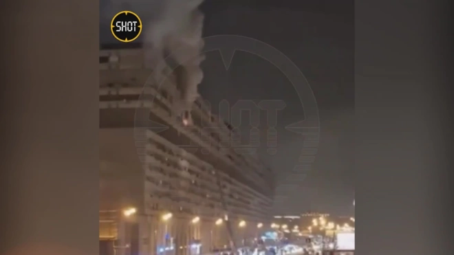 В Москве загорелся "дом-корабль"