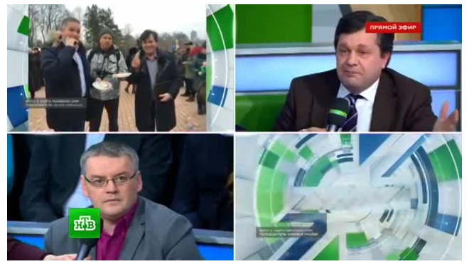 Видео драки в прямом эфире НТВ: украинский политолог подрался с телеведущим