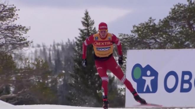 Лыжник Крюгер считает, что снегоход помог Большунову в масс-старте