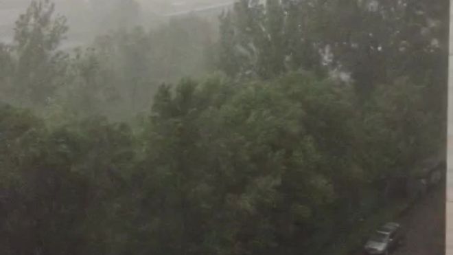 Ураган в Алматы