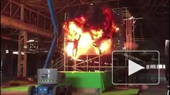 Появилось видео того, как снимали сцену взрыва в последней серии "Шерлока"