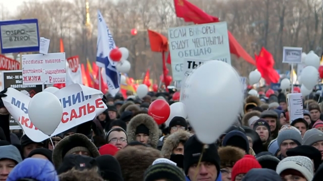 Участников акции «За честные выборы» в Петербурге сравнили со сперматозоидами