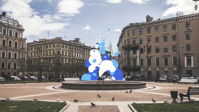 "Водоканал" оживил фонтаны Петербурга в честь прихода весны