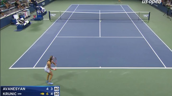 Российская теннисистка Аванесян проиграла на старте US Open