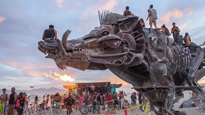 Видео с Burning Man 2019: яркие моменты фестиваля