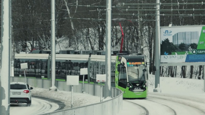 В Петербурге появится 21 новый трехсекционный трамвай