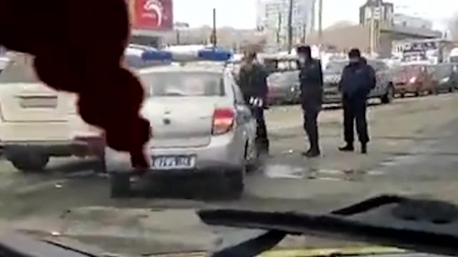 Автомобиль Росгвардии попал в жесткое ДТП в Челябинске  