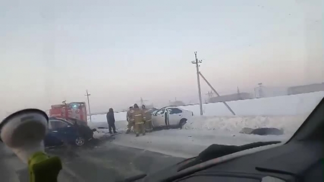 Видео смертельной аварии на трассе Ленинск-Кузнецкий - Кемерово появилось в сети