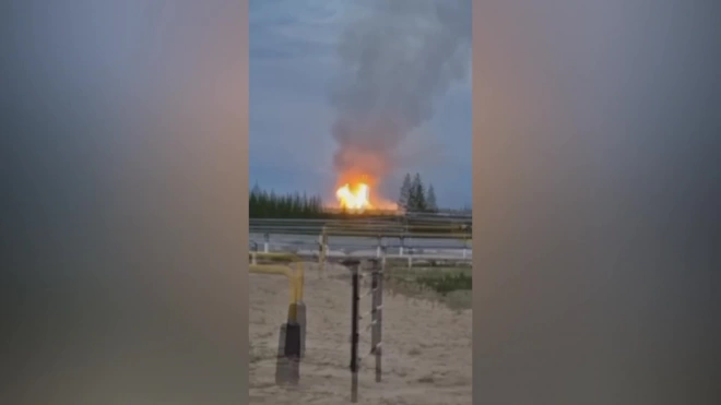 На Уренгойском месторождении "Газпрома" произошел пожар