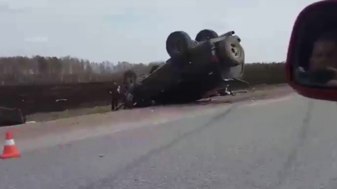 В сети появилось видео с места аварии на Уярской трассе Красноярского края