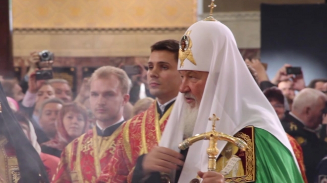 В Кронштадте патриарх Кирилл освятил 100-летний Морской собор