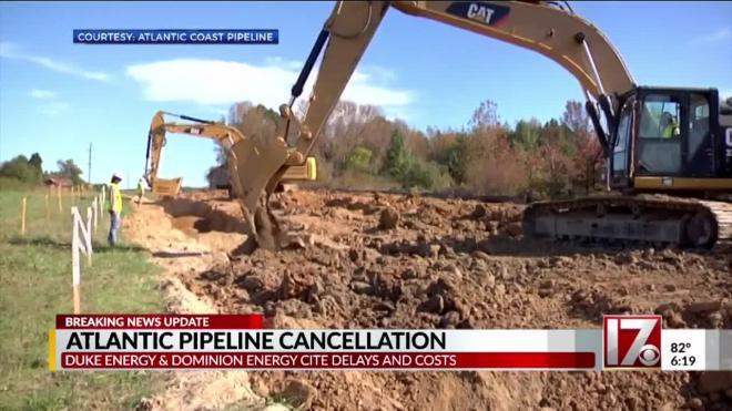 Приостановлено строительство газопровода Atlantic Coast Pipeline