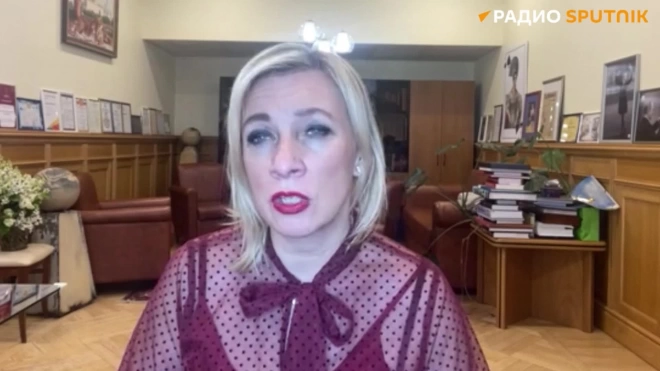 Захарова ответила на слова Зеленского о сдаче в плен украинских военных на "Азовстали"