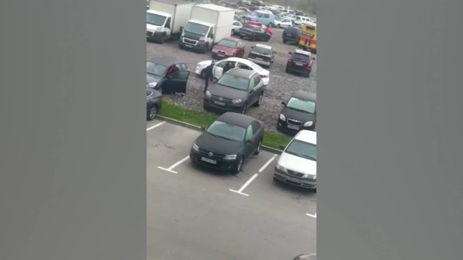 В Петербурге задержали мужчину, избившего женщину на парковке 