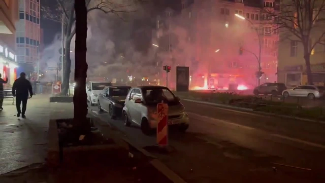 В Берлине полицейские пострадали из-за беспорядков