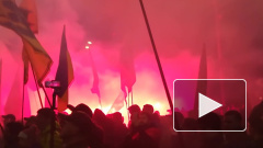 В Киеве во время митинга выстрелили из ракетницы в посольство России