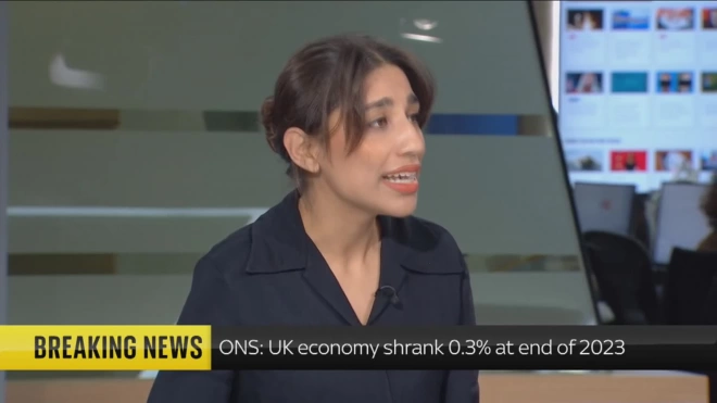 ВВП Великобритании сократился на 0,3% в четвертом квартале 2023 года