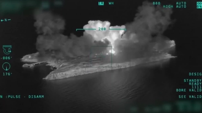 Беспилотник Bayraktar TB2 заснял удар двух истребителей по острову Змеиный