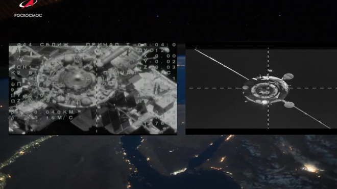 Корабль "Союз МС-14" успешно состыковался с МКС