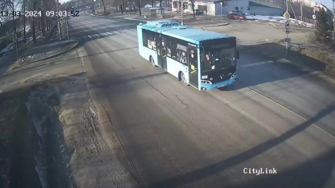 В Красном Селе водители рейсовых автобусов устроили погоню