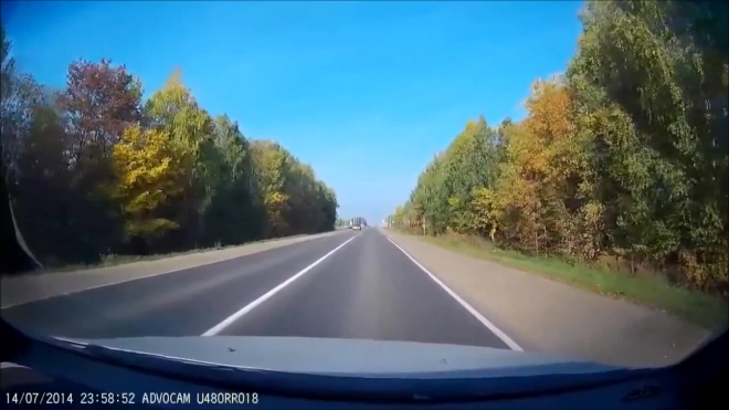 Чуть не прилетел тягач.