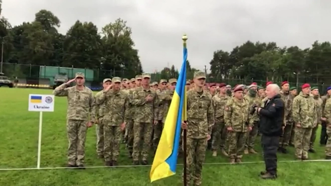 На Украине начались военные учения с участием стран НАТО