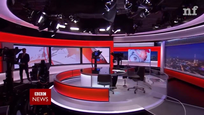 Ведущий BBC сорвал прямой эфир беготней по студии