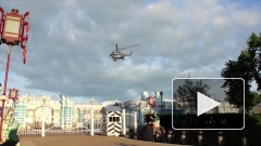 Шесть VIP-персон посадили свой вертолет прямо у Екатерининского дворца в Пушкине