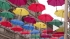 Над Соляным переулком в Петербурге раскрылась "Аллея парящих зонтиков"