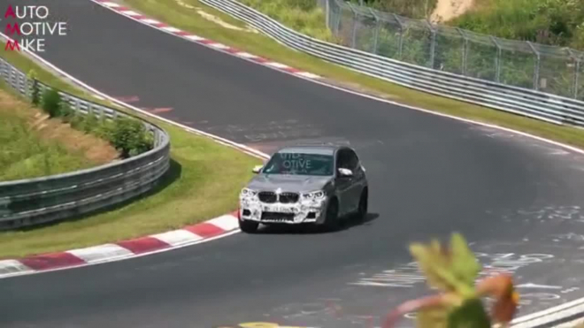 Скоростные испытания нового BMW X3 M попали на видео