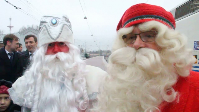 Дед Мороз и Joulupukki обещают на Новый год снег 
