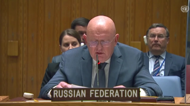 Небензя: РФ не услышала от Гутерриша осуждения обстрелов Украиной ЗАЭС