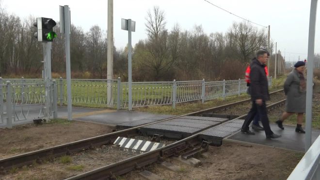 Под Петербургом открыли пешеходные переходы на станциях Павловск и Вырица